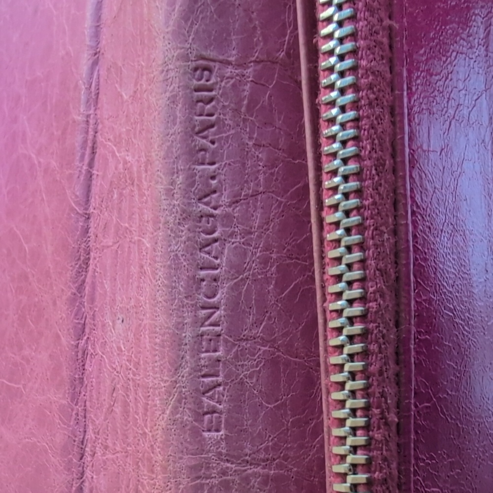 Balenciaga Pink Leather Women's Wallet As Is - Picture 13 of 13